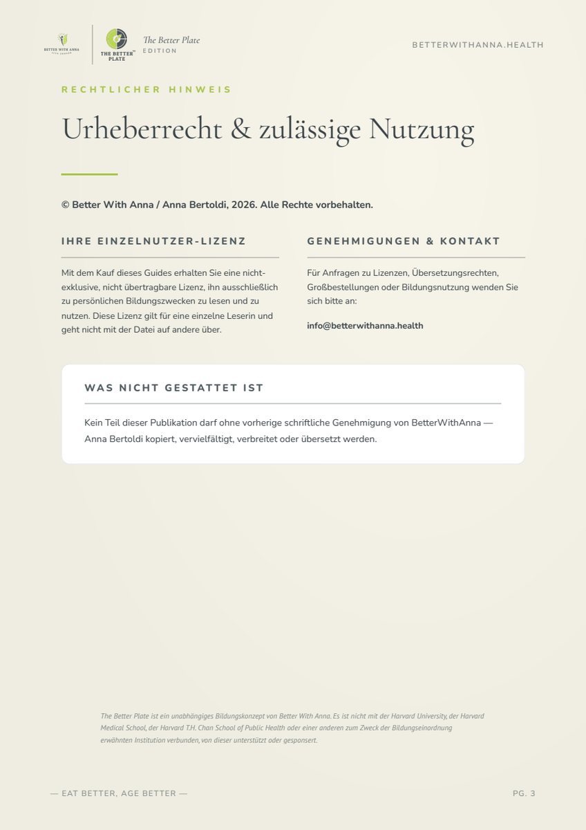 Besser Essen. Besser Altern. — 3