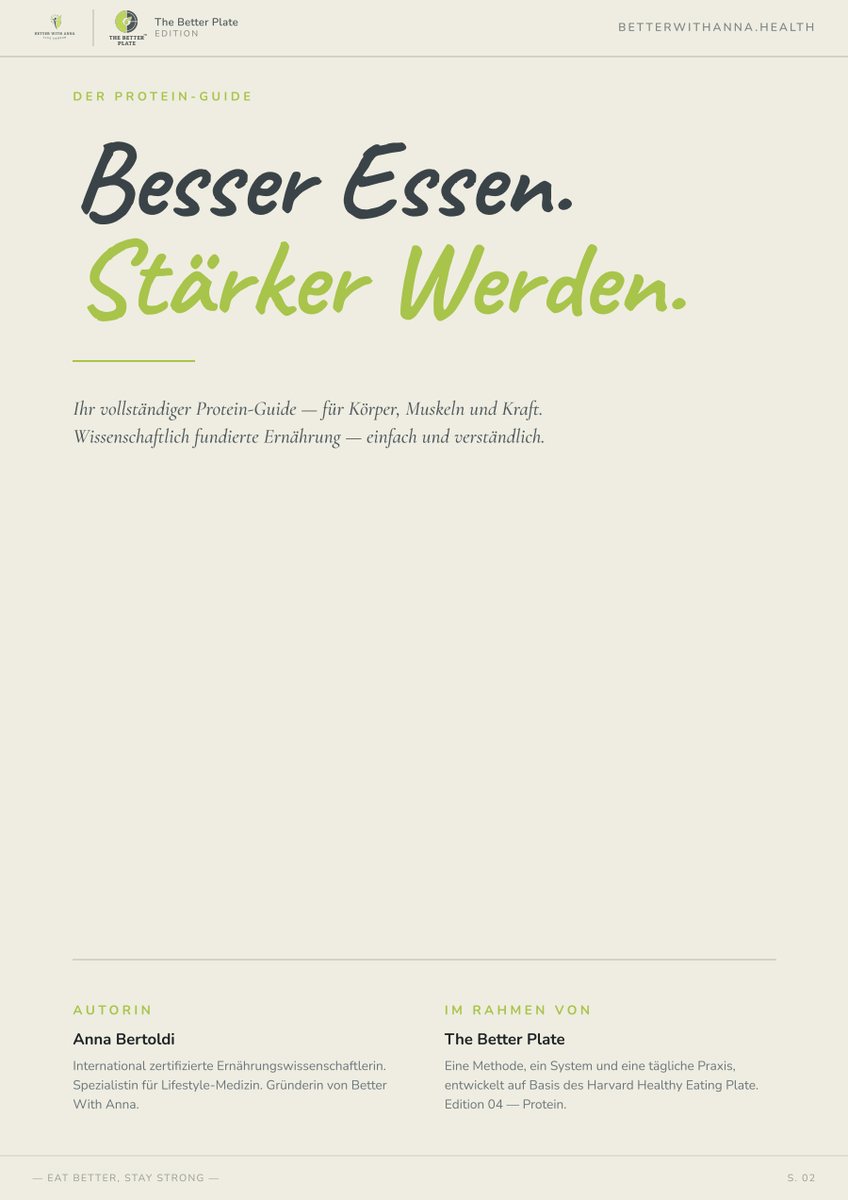 Besser Essen. Stärker Werden. — 2