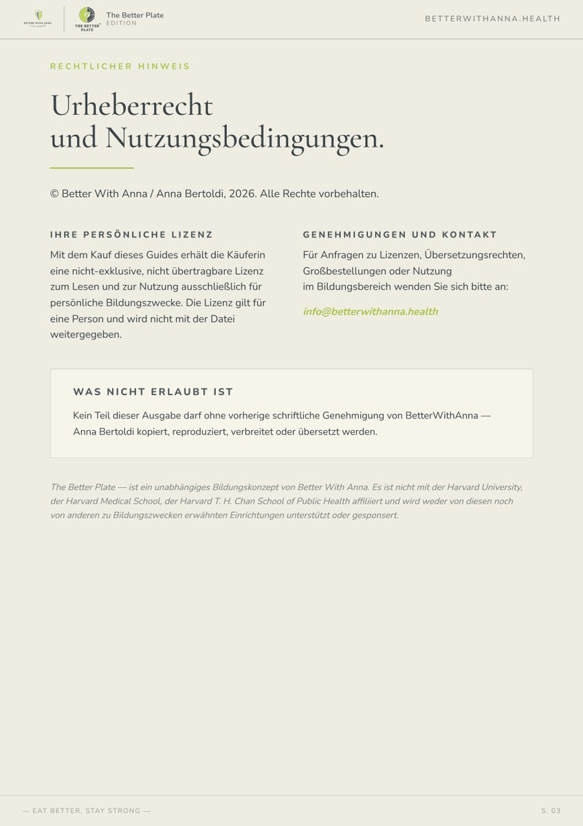 Besser Essen. Stärker Werden. — 3